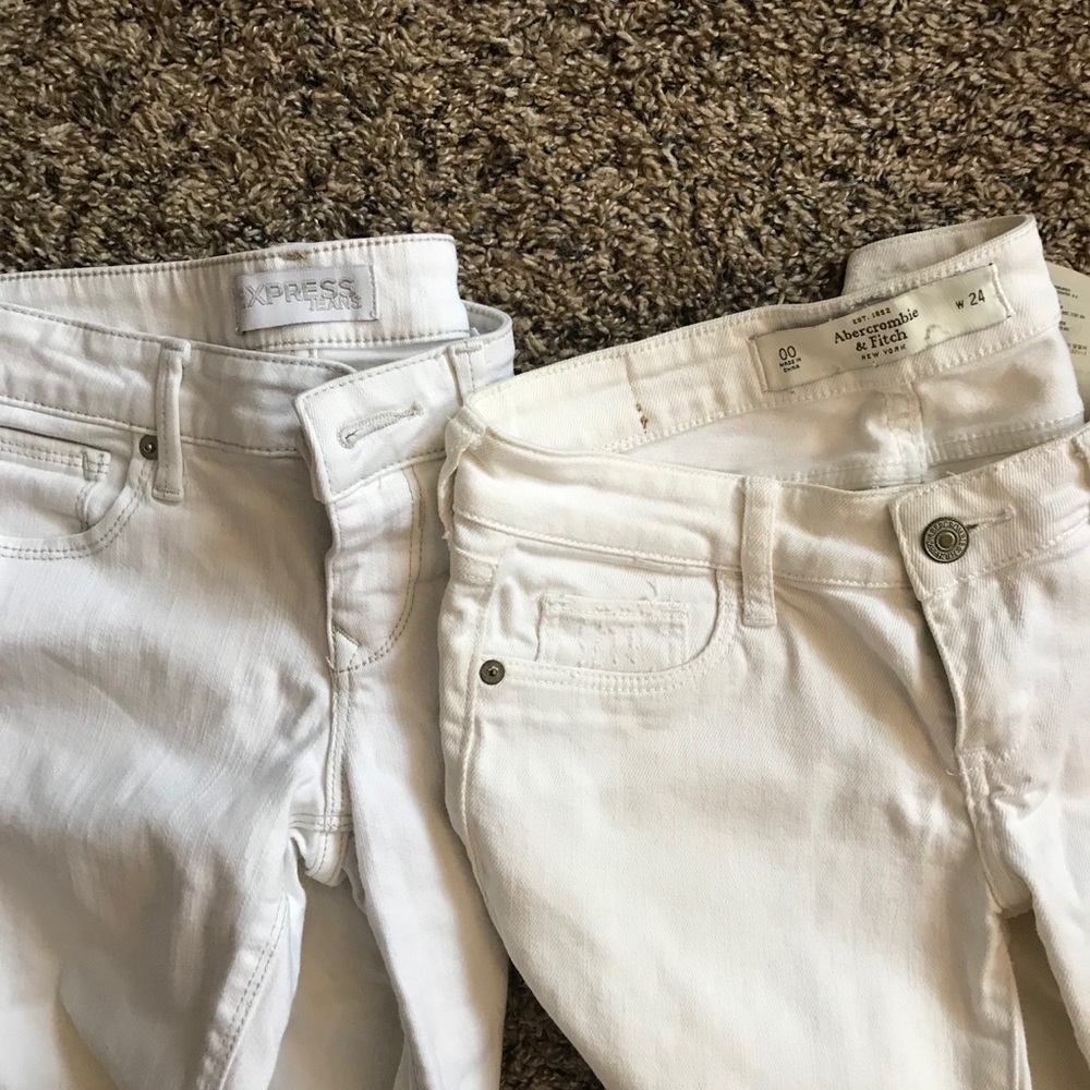 White jeans